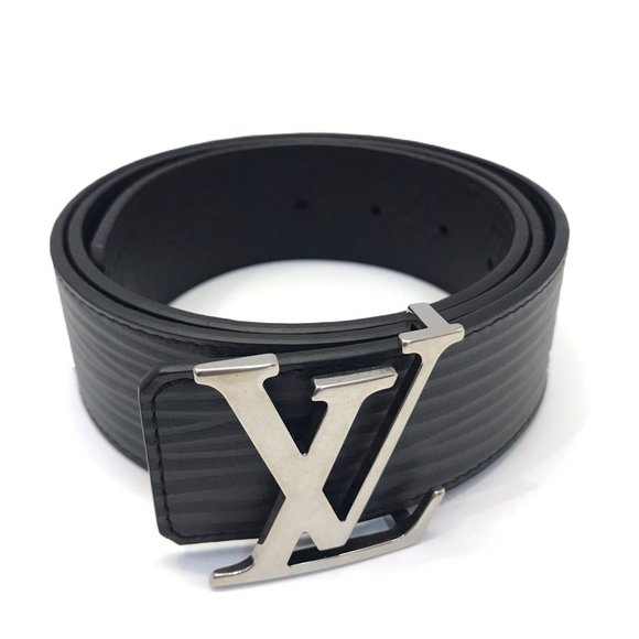 Louis Vuitton LV Initial 40mm Reversible Epi Leather Belt in Silver and Black... - Picture 1 of 6